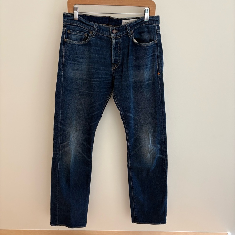 imogene + willie Dark Blue Straight Leg Jeans